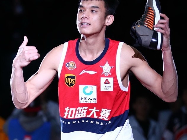广工黑马张健豪飞跃历史 成CBA全明星首位大学生扣篮王