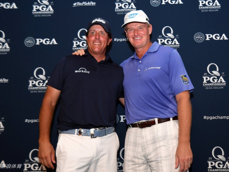 米克尔森与埃尔斯共庆大满贯百场丰碑