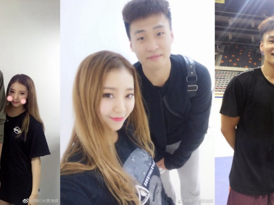 篮球宝贝的追光日记：与宏远众将的“小鸟依人”瞬间