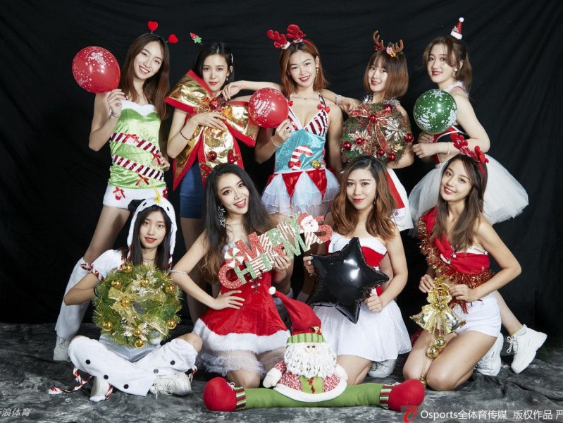 冬日赛场上的璀璨星光·CBA啦啦队宝贝圣诞特辑